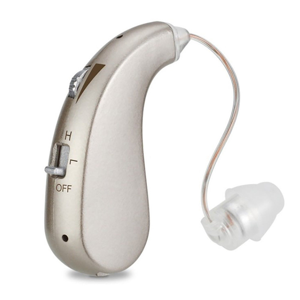 1Pair of Invisible Hearing Aids for Seniors with Sound Amplifier and Assistive Listening Earphones