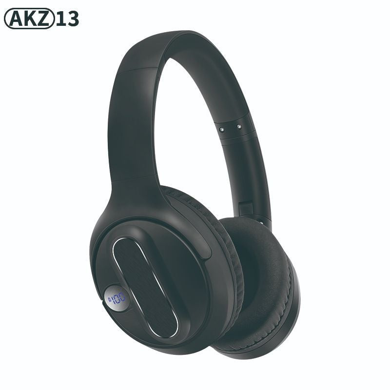 AKZ-13 wireless Bluetooth headset with battery level display and long battery life foldable