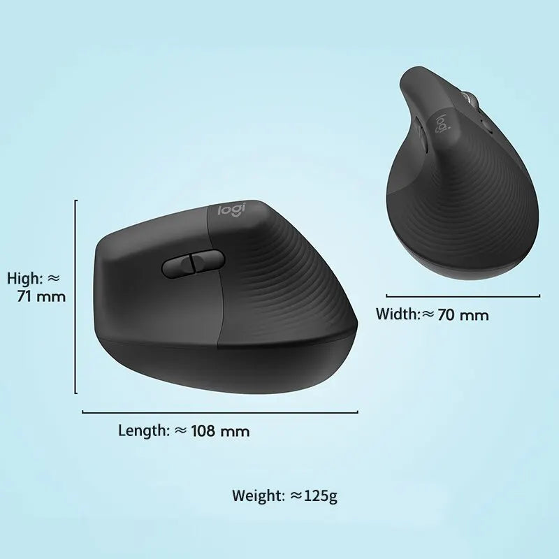 Logitech  lift mouse Wireless Bluetooth Mouse Business Office Softtone Mouse Ergonomic Business Office Mouse