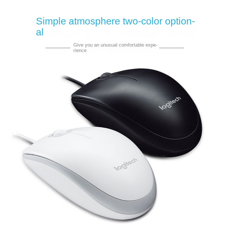 Logitech M100r wired mouse laptop office home universal USB business mouse