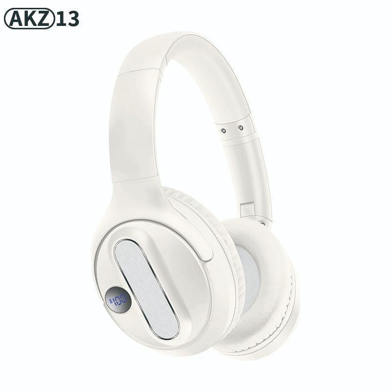 AKZ-13 wireless Bluetooth headset with battery level display and long battery life foldable
