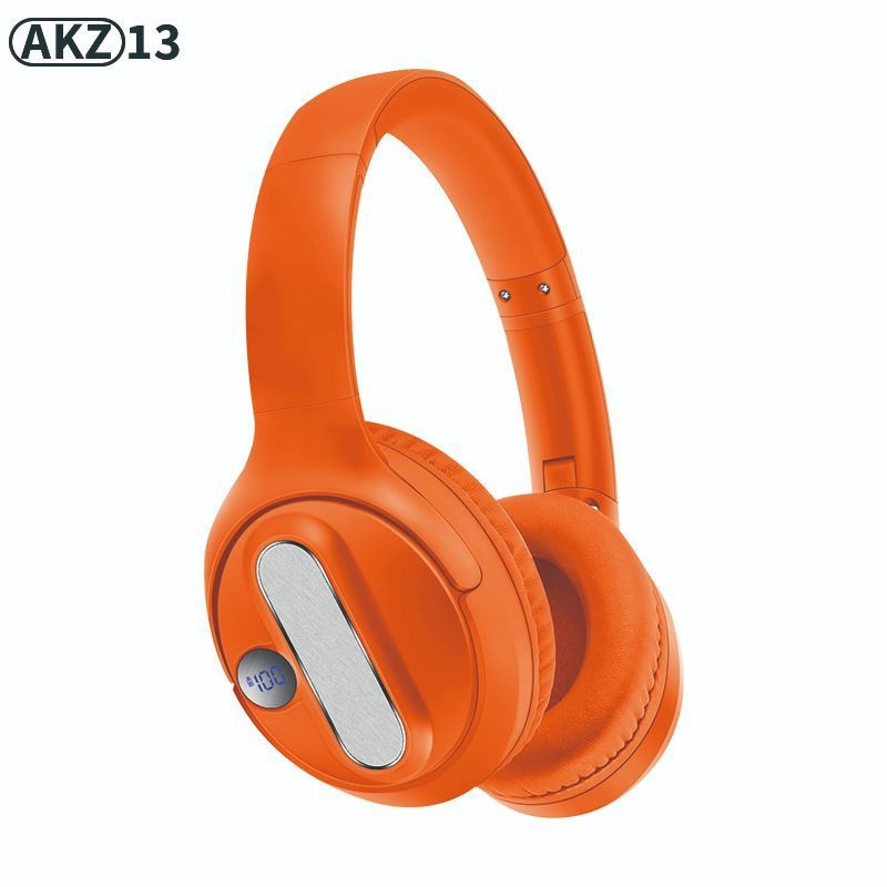 AKZ-13 wireless Bluetooth headset with battery level display and long battery life foldable