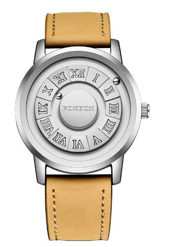 FB0047 Cool Magnetic Suspension Watch Men's Black Technology Creative Personality Concept Watch